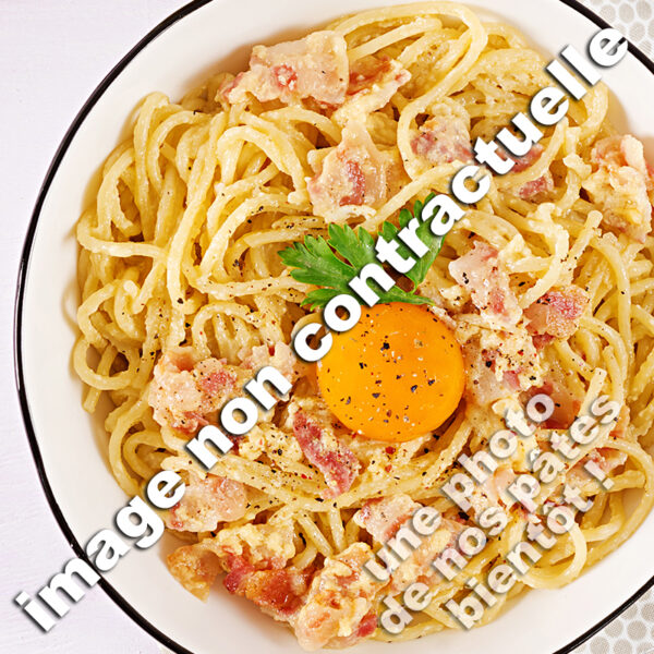 Tagliatelles à la carbonara